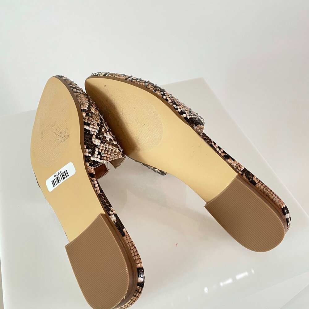 Steve Madden ‘Ally’ Snakeskin Embossed Slides Mul… - image 7